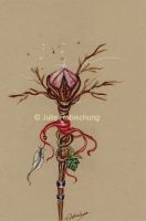 Forest wizard\'s staff